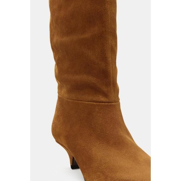 ZARA SUEDE HEELED BOOTS - Picture 7 of 7